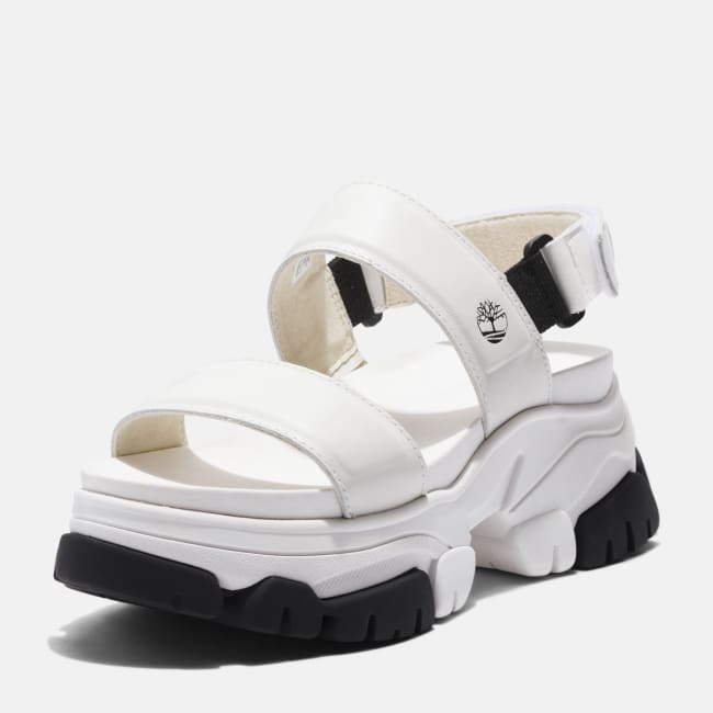 Sandalo a Doppia Fascia Adley Way da Donna in                bianco