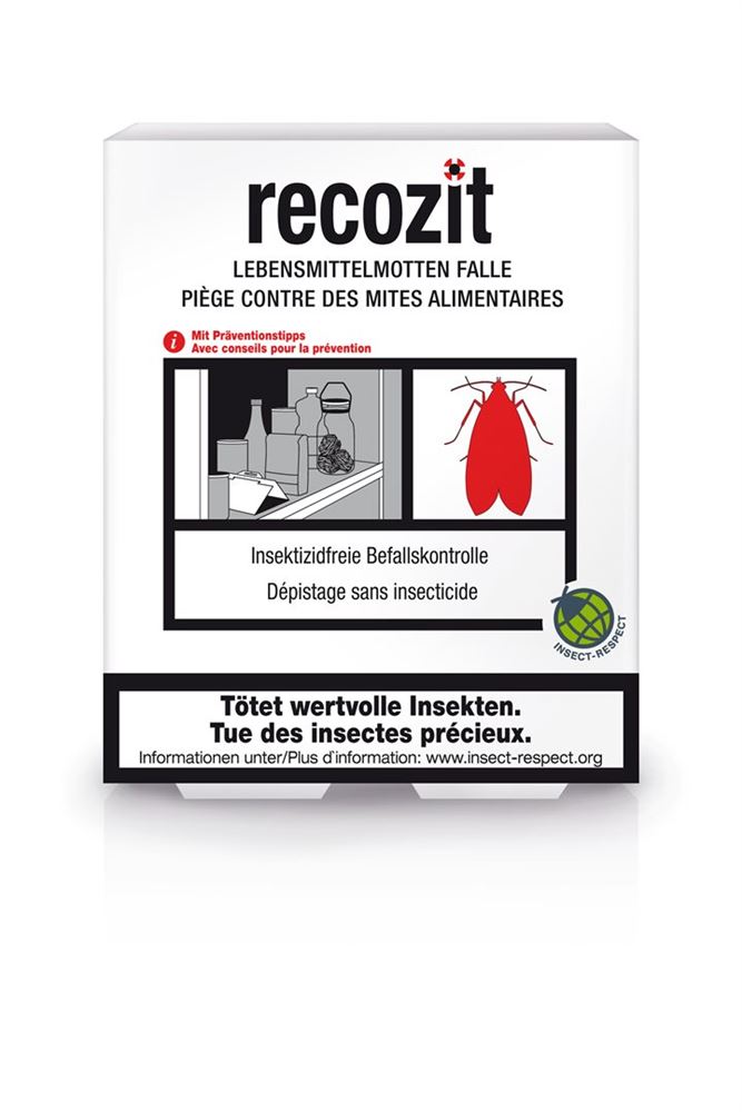 RECOZIT Lebensmittelmotten Falle<br>2 Stück