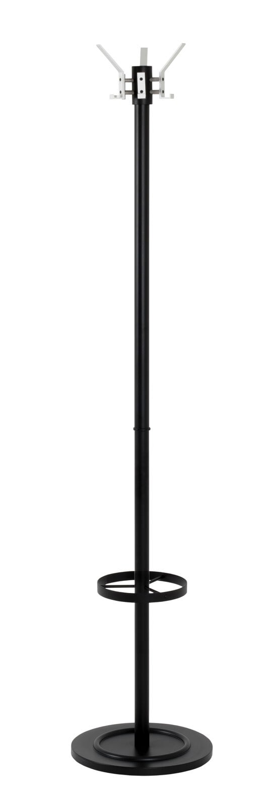 Garderobenständer PAT 179 cm Aluminium schwarz/grau