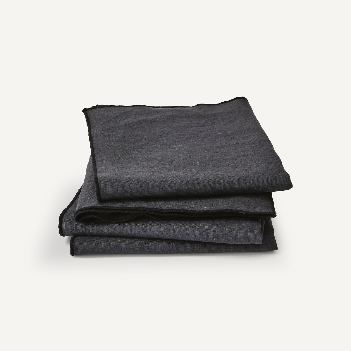 AM.PM<br>Conjunto de 4 guardanapos de linho lavado, Suzy