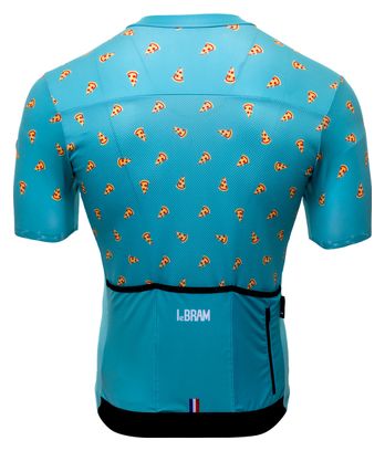 Maillot Manches Courtes LeBram Ravito Bleu Coupe Ajustée