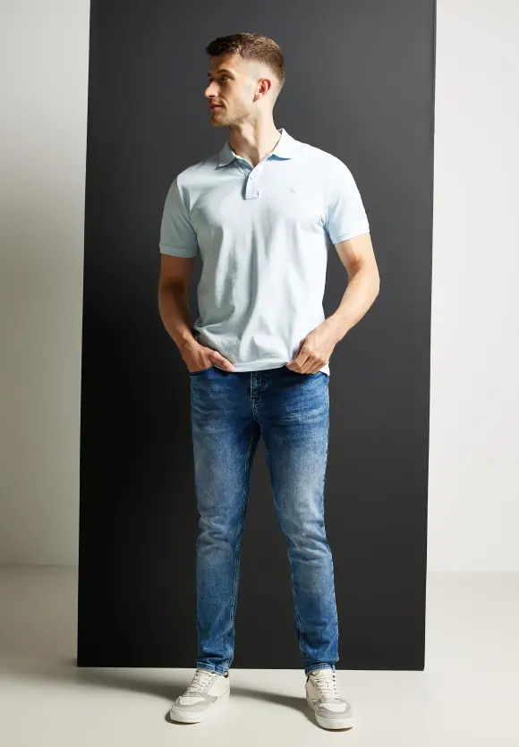 Regular Fit Jeans - soft greencast random wash