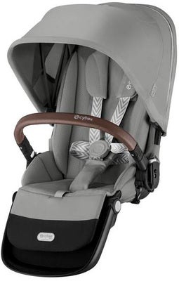 Cybex e-Gazelle S Søskenvogn, Stone Grey/Silver