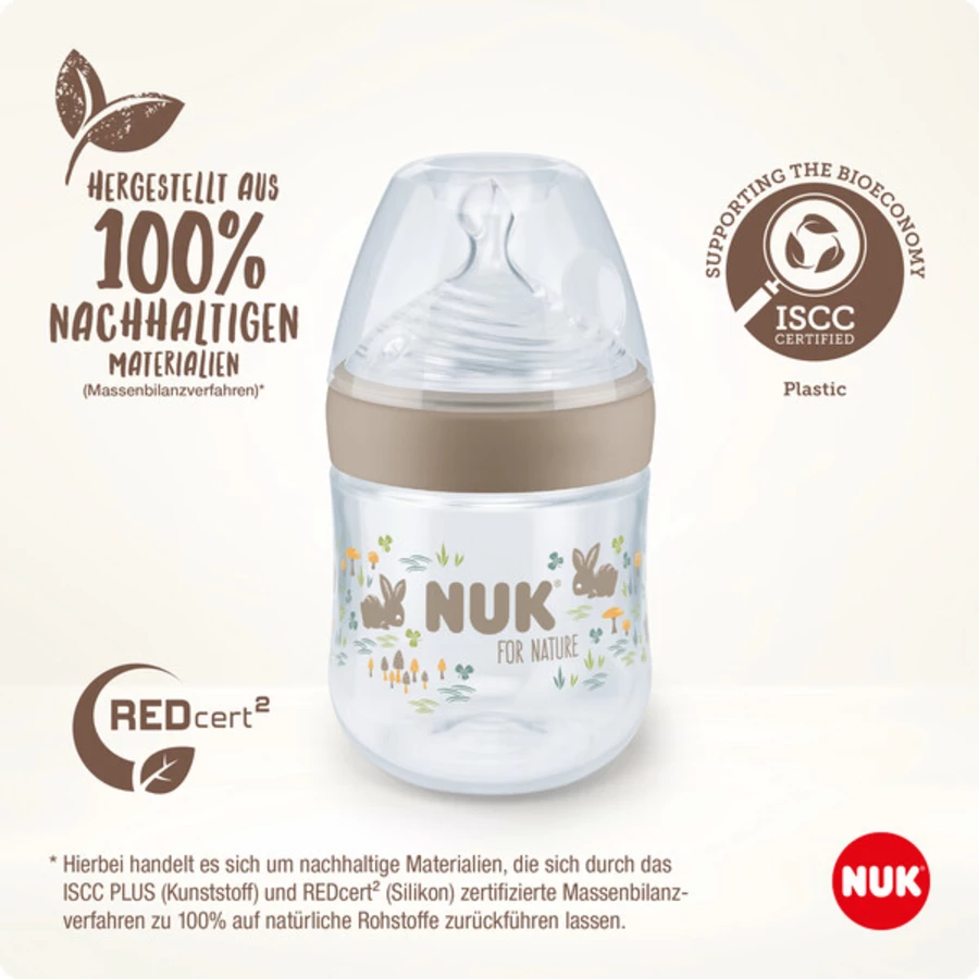 NUK Babyflaschen Starterset NUK for Nature