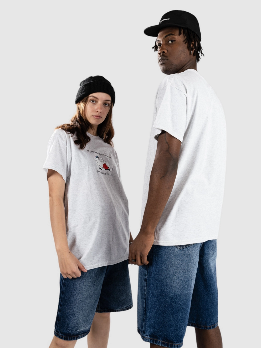 RIPNDIP You Wouldn'T Get It T-Shirt ash grey