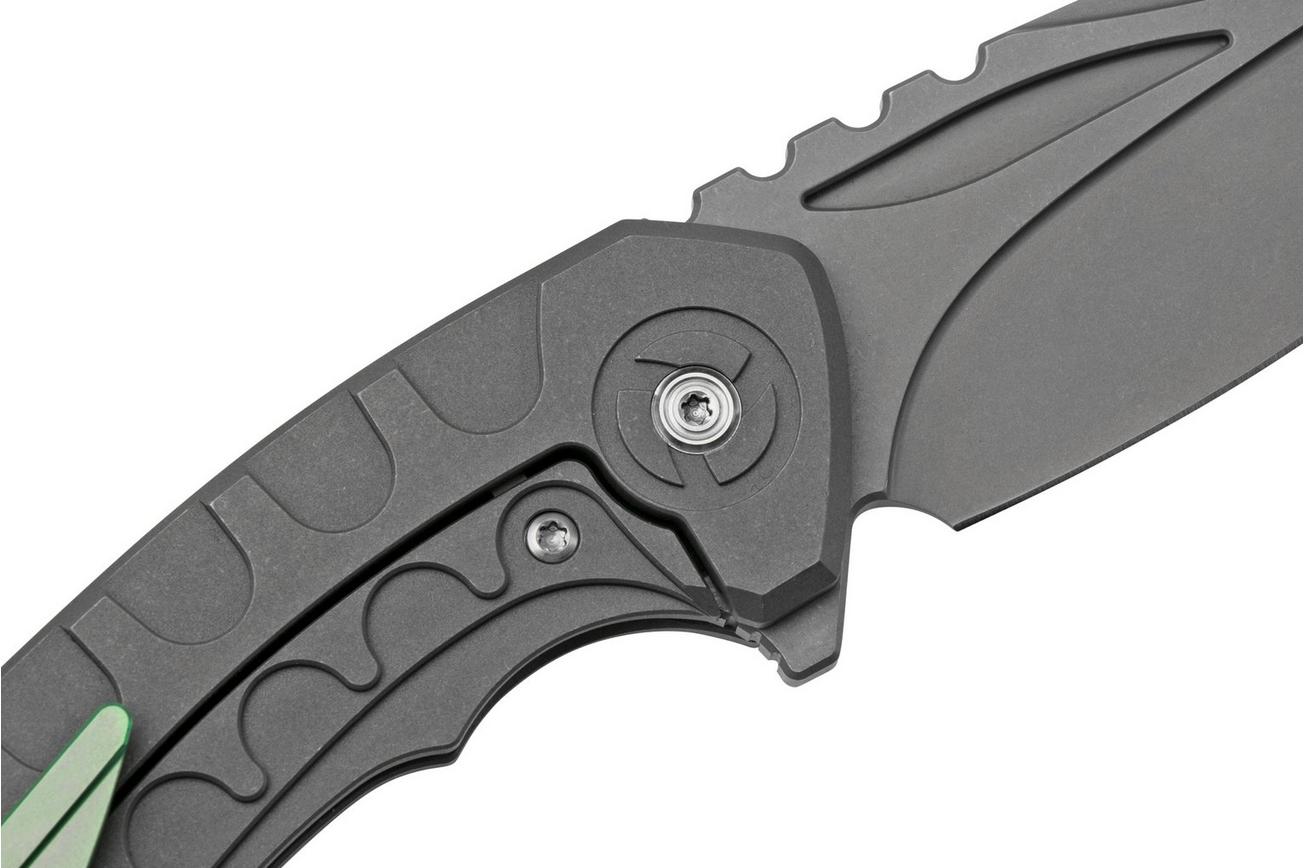 Bestech Buwaya BT2203B Grey/Green Titanium, zakmes