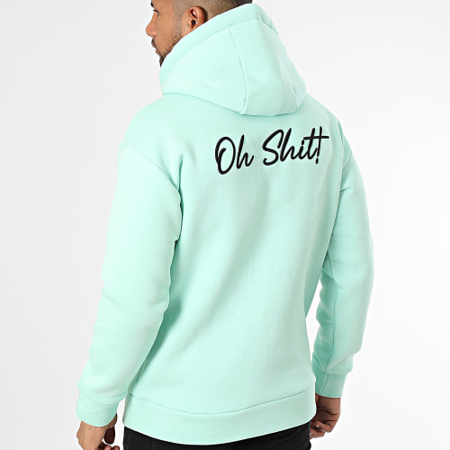 Sweat Capuche Bleu Turquoise