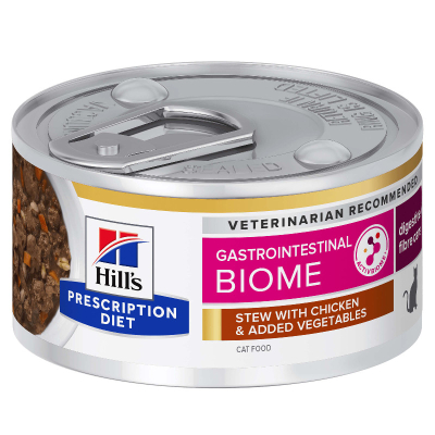 Hill's VET Katze Prescription Diet Gastrointestinal Biome Ragout mit Huhn & Gemüse 24x82g