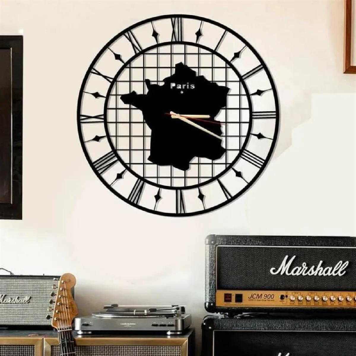 DEKORY Paris - Horloge murale en métal 50 cm
