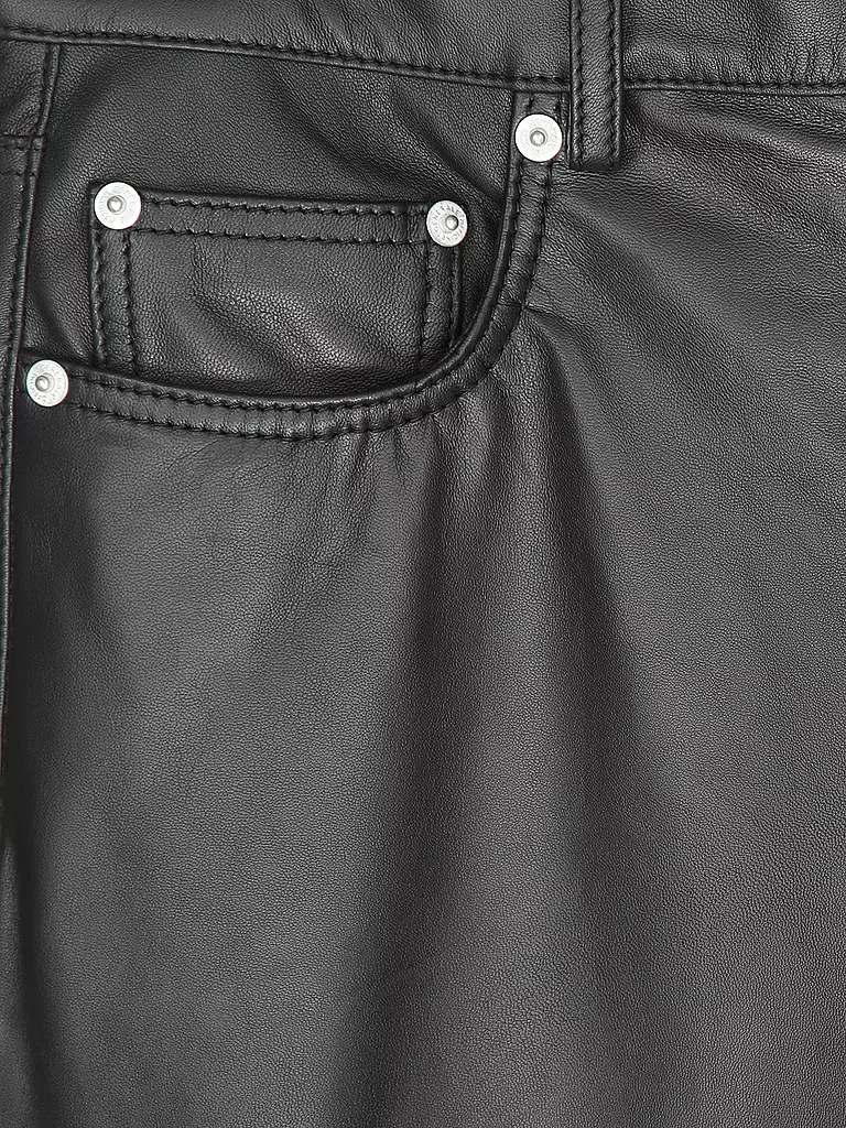OFFICINE GENERALE Lederhose NAOMI schwarz