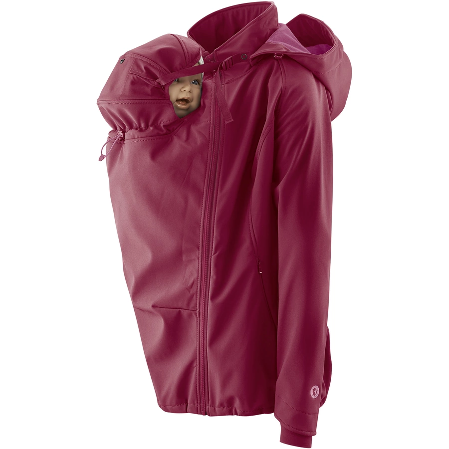 mamalila Softshell-Tragejacke Allrounder beere