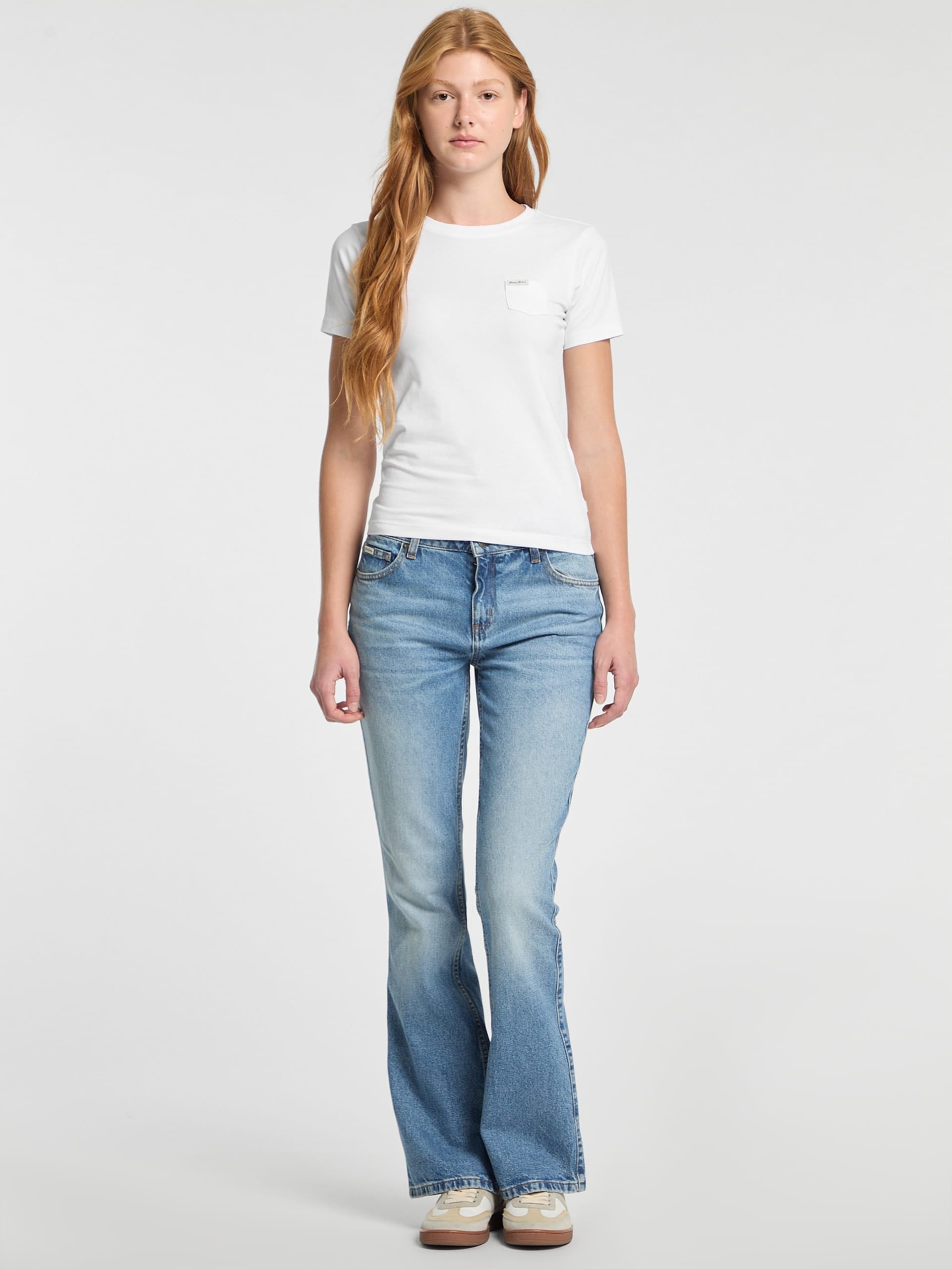 Camiseta de gola redonda