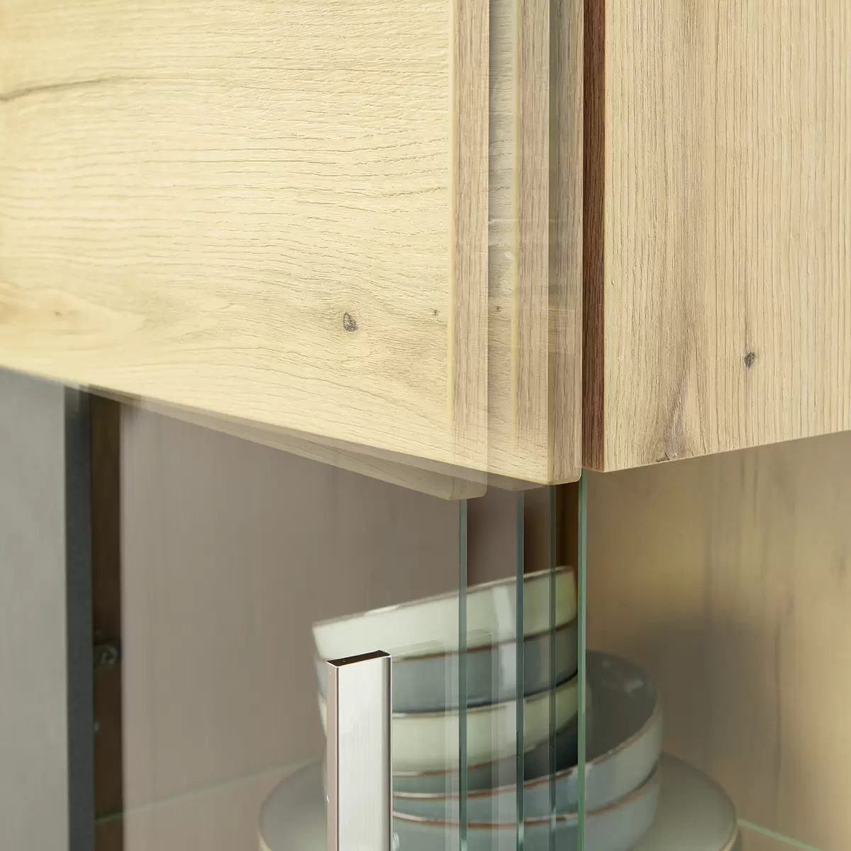Vitrine Limit braun,anthrazit