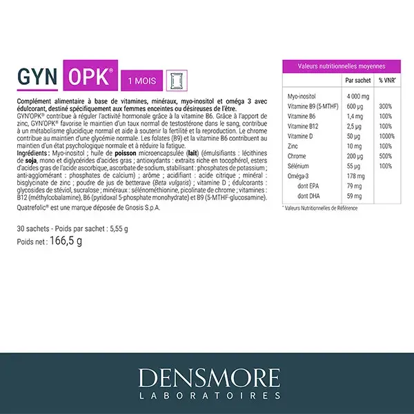 Densmore Gyn'OPK 30 sachês