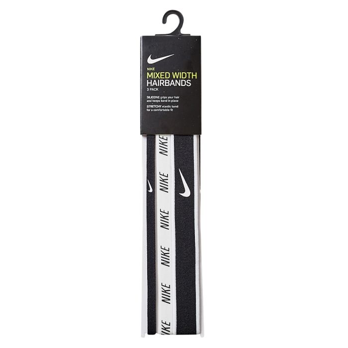 Nike Unisex Caps Mixed Width Headbands 3 Pak