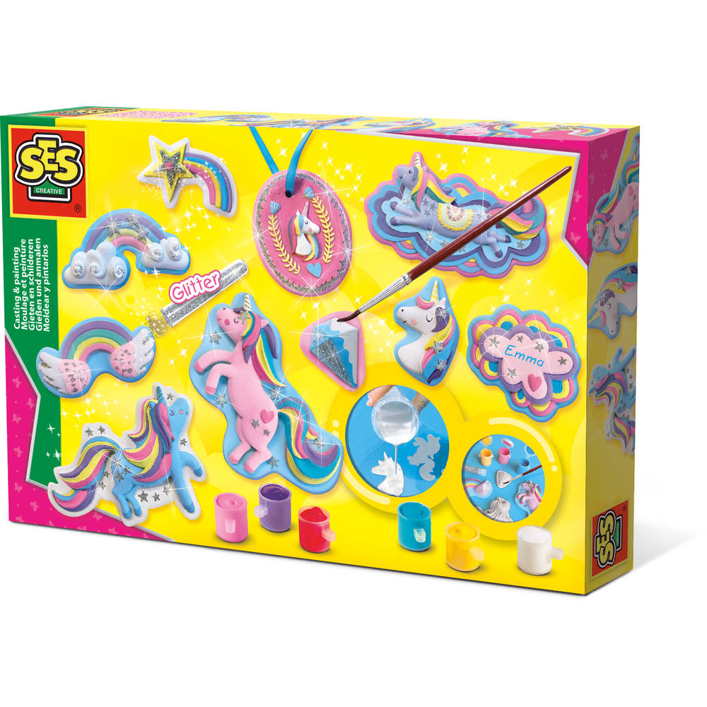 SES Creative gieten en schilderen eenhoorns