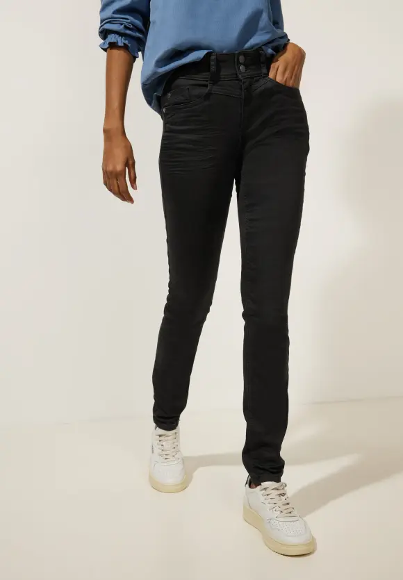 Dunkle Slim Fit Jeans - black rinsed wash