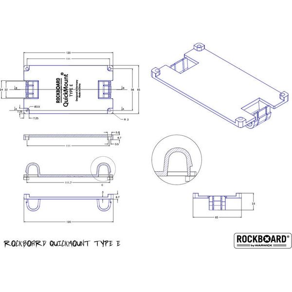 Rockboard Quick Mount Type E