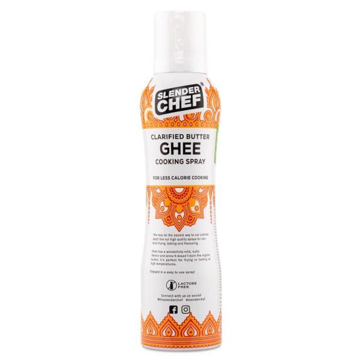 Slender Chef Cooking Spray Clarified Butter GHEE 200ml
