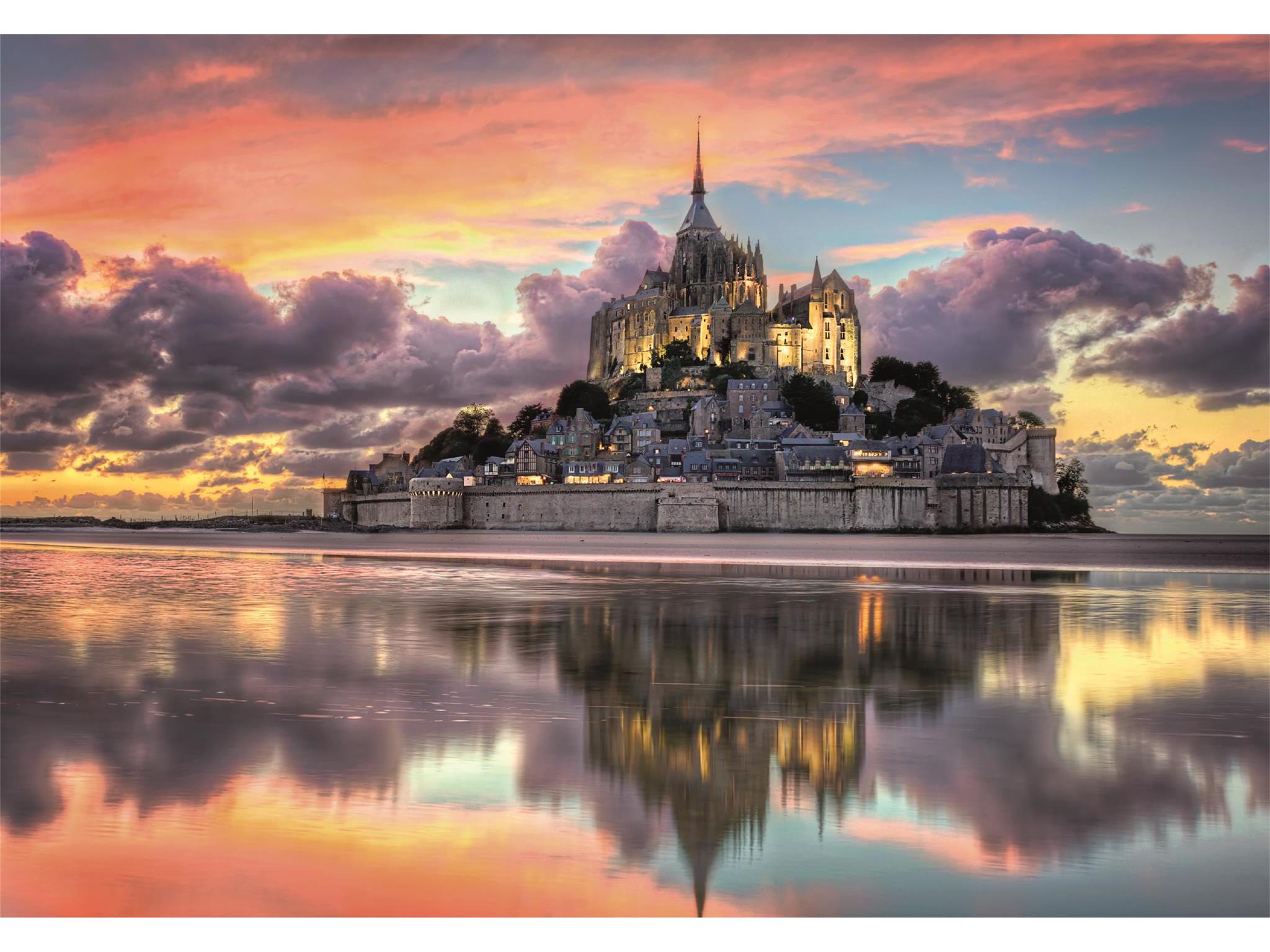 PUZZLE CLEMENTONI MONT SAINT-MICHEL 1000 PEÇAS