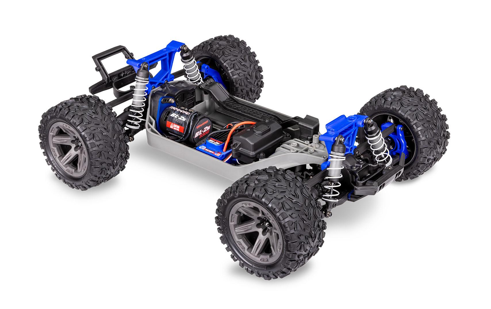Stadium Truck Rustler 4x4 BL-2s Rot, ARTR, 1:10<br>Robuster 4WD Brushless Stadium Truck