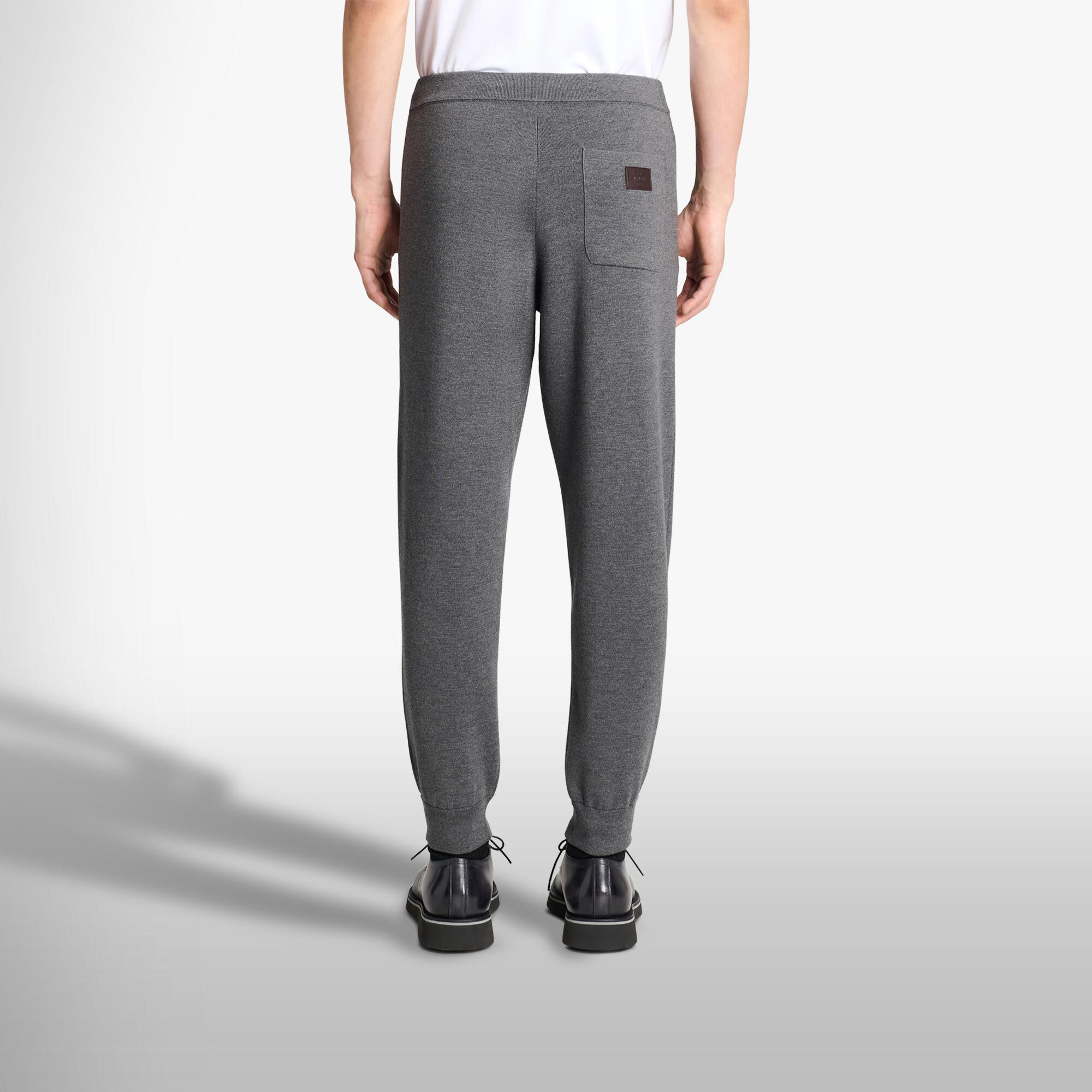 Pantalon De Jogging Avec Detail Cuir