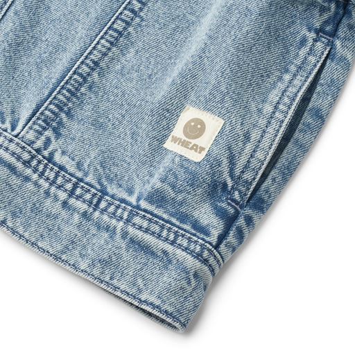 Wheat Vive Denim Jakke, Blue, 128 cm