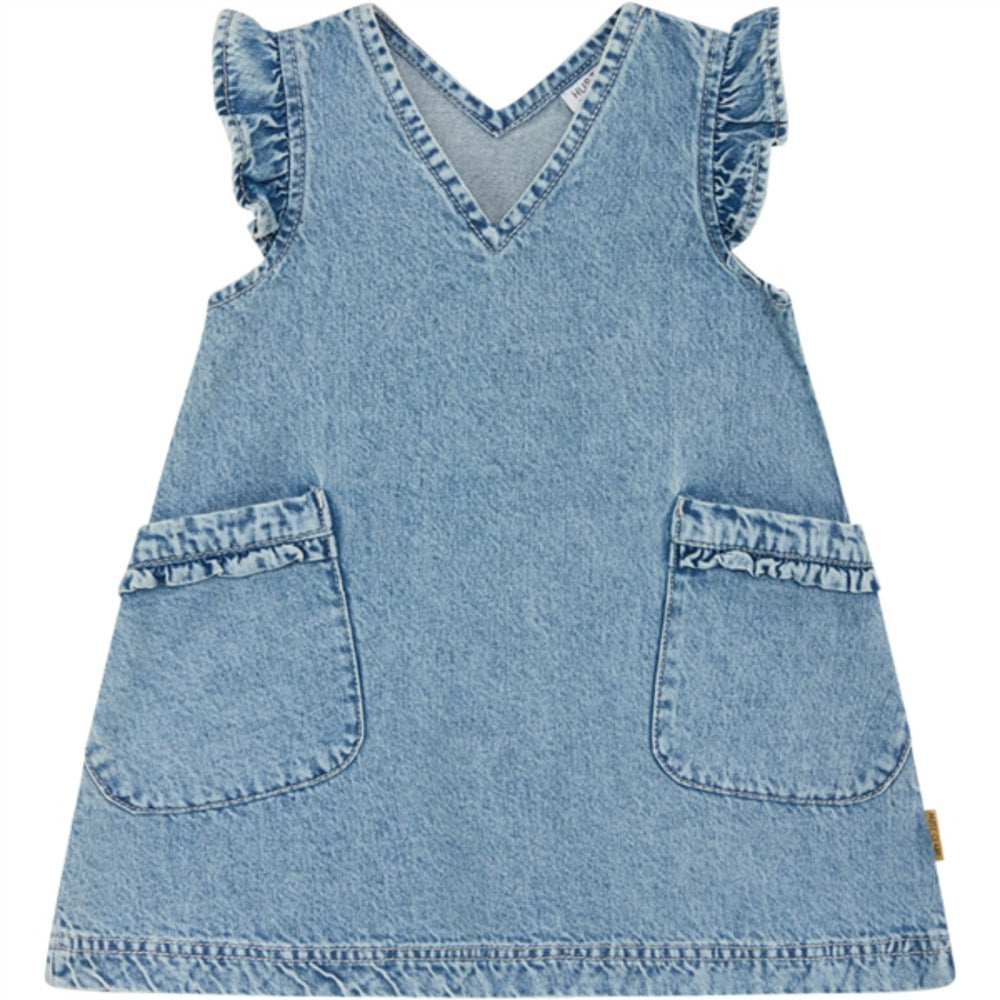 Køb Hust & Claire X Luksusbaby Washed Denim Kaila Kjole
