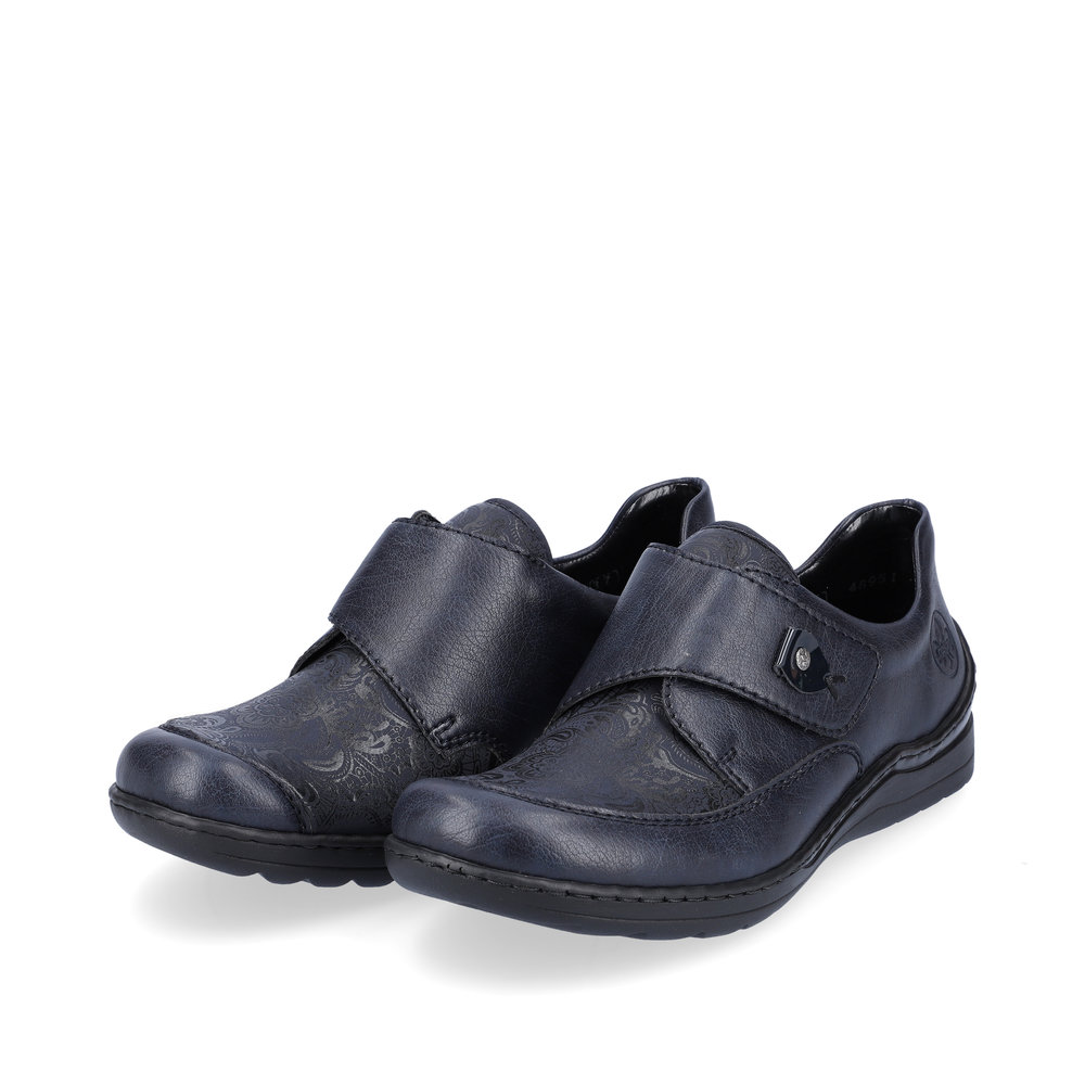 Rieker Damen-Slipper-Kletter Blau