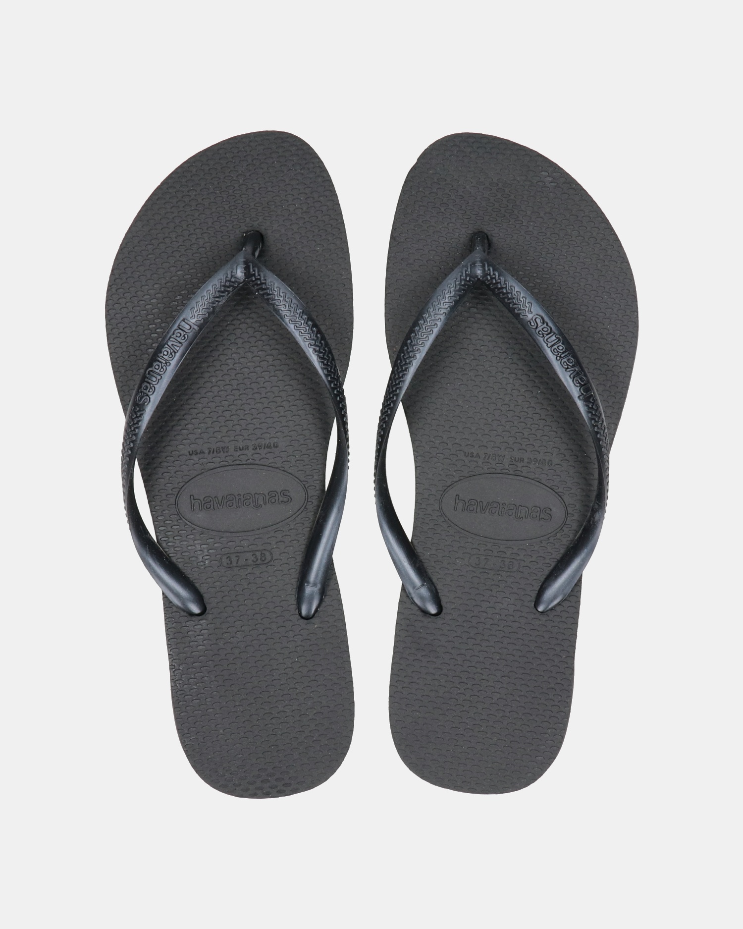 Havaianas Slim Slippers  - zwart