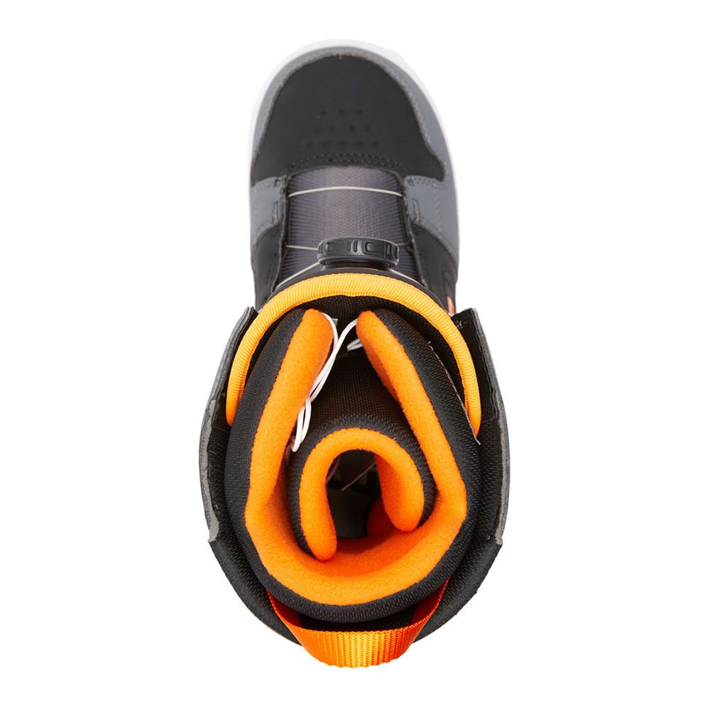 DC Shoes PHASE - Boots snow Homme grey/black/orange