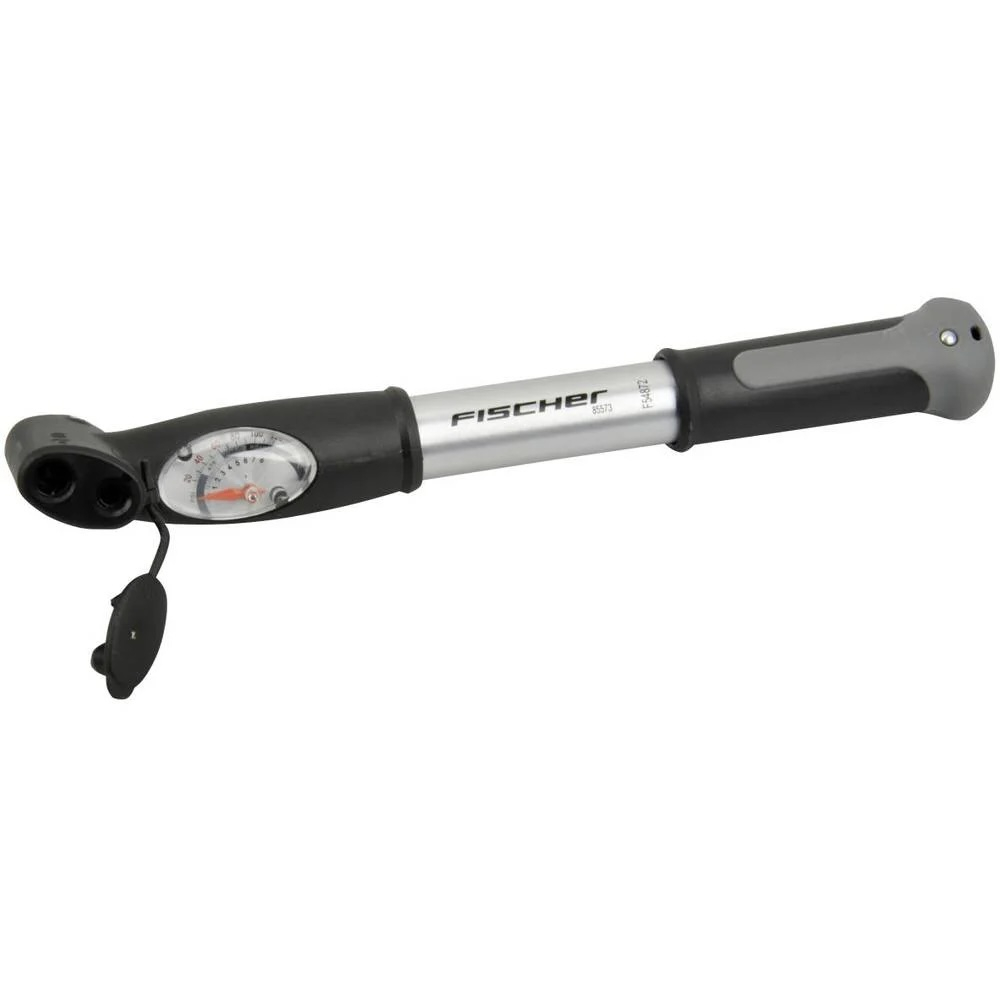 Fahrrad Mini Doppelhub Pumpe Velo Luftpumpe mit Manometer