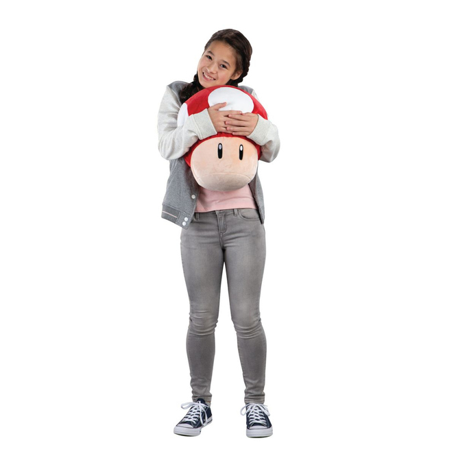 Super Mario - Plüschfigur - Roter Pilz - ca. 36 cm