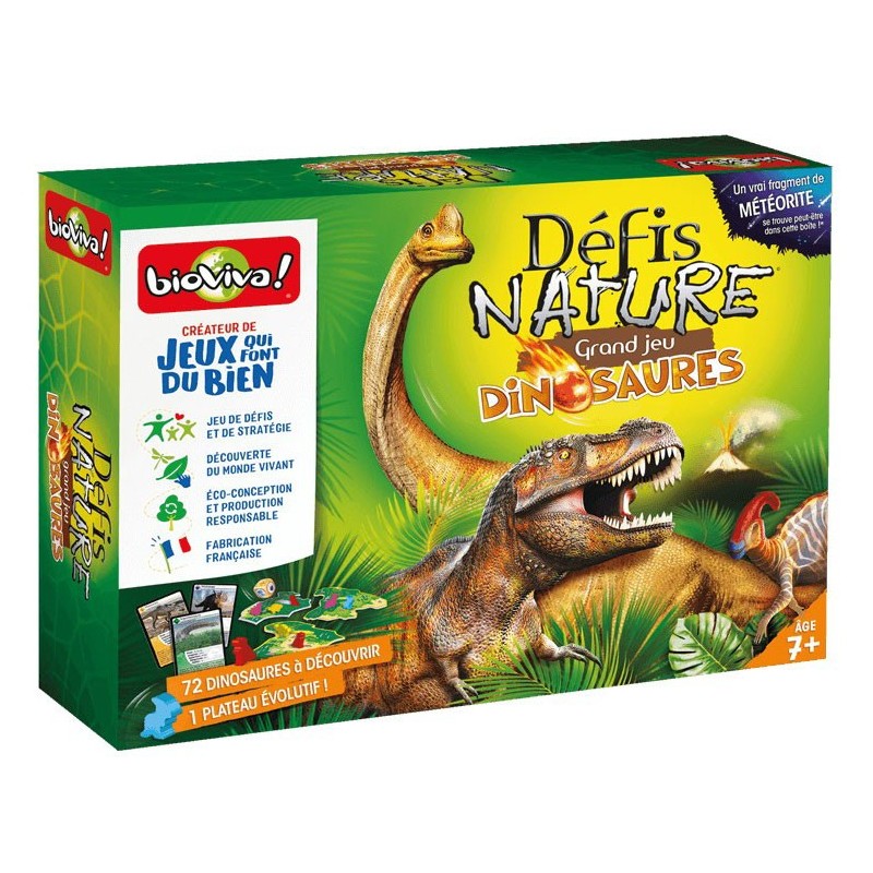 Défis Nature grand jeu Dinosaures