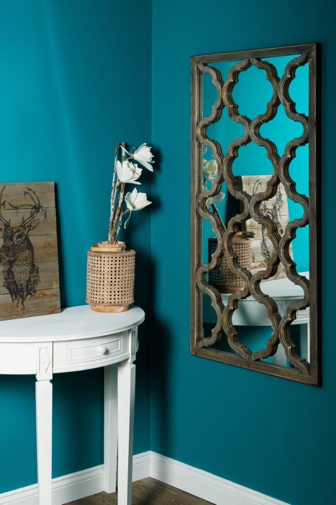 Wandspiegel AMAZONIA - braun - 61x122 cm
