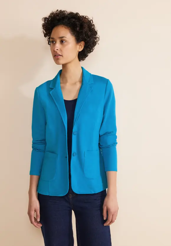 Basic Blazer - bright cyan blue