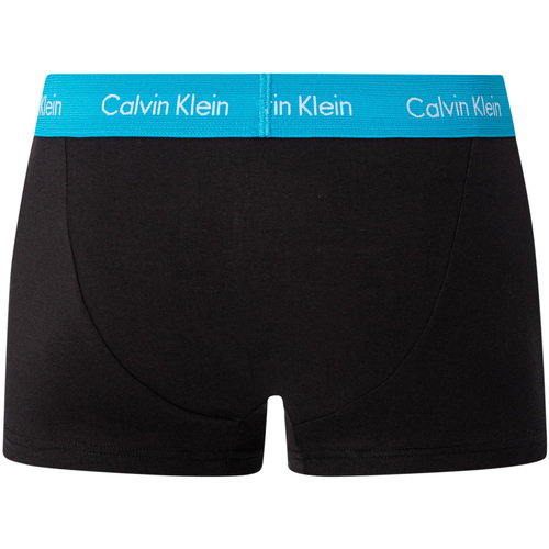 Calvin Klein Jeans - Pack De 7 Calzoncillos De Talle Bajo Elásticos De Algodón Negro