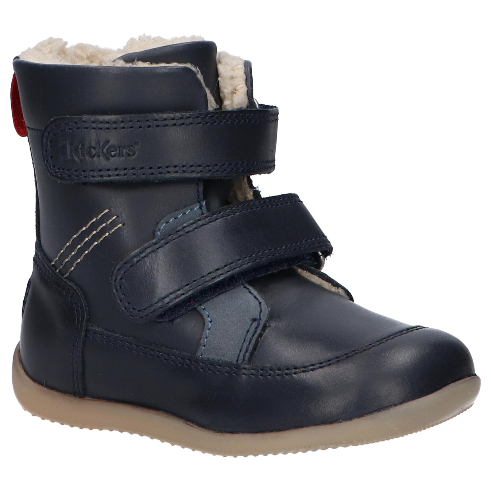 Botas Kickers 909770-10 em couro Bamakratch