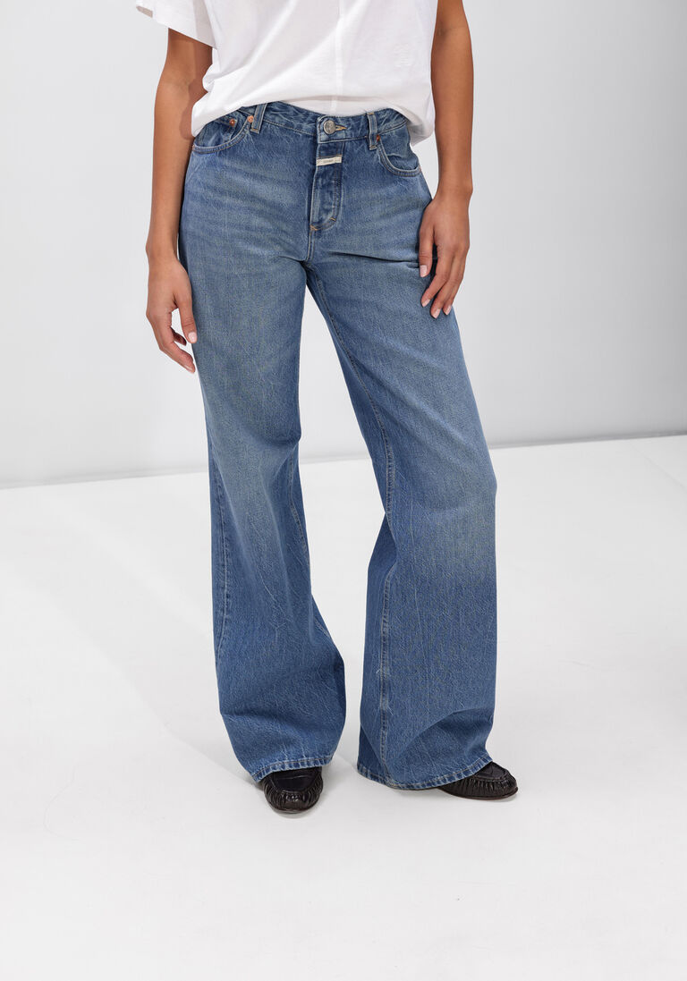 blauwe closed wide jeans gillan