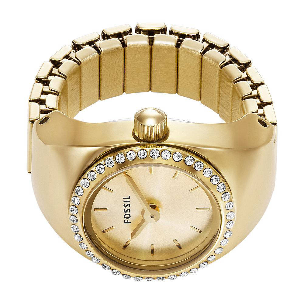 Fossil horloge ES5319 Watch Ring goudkleurig