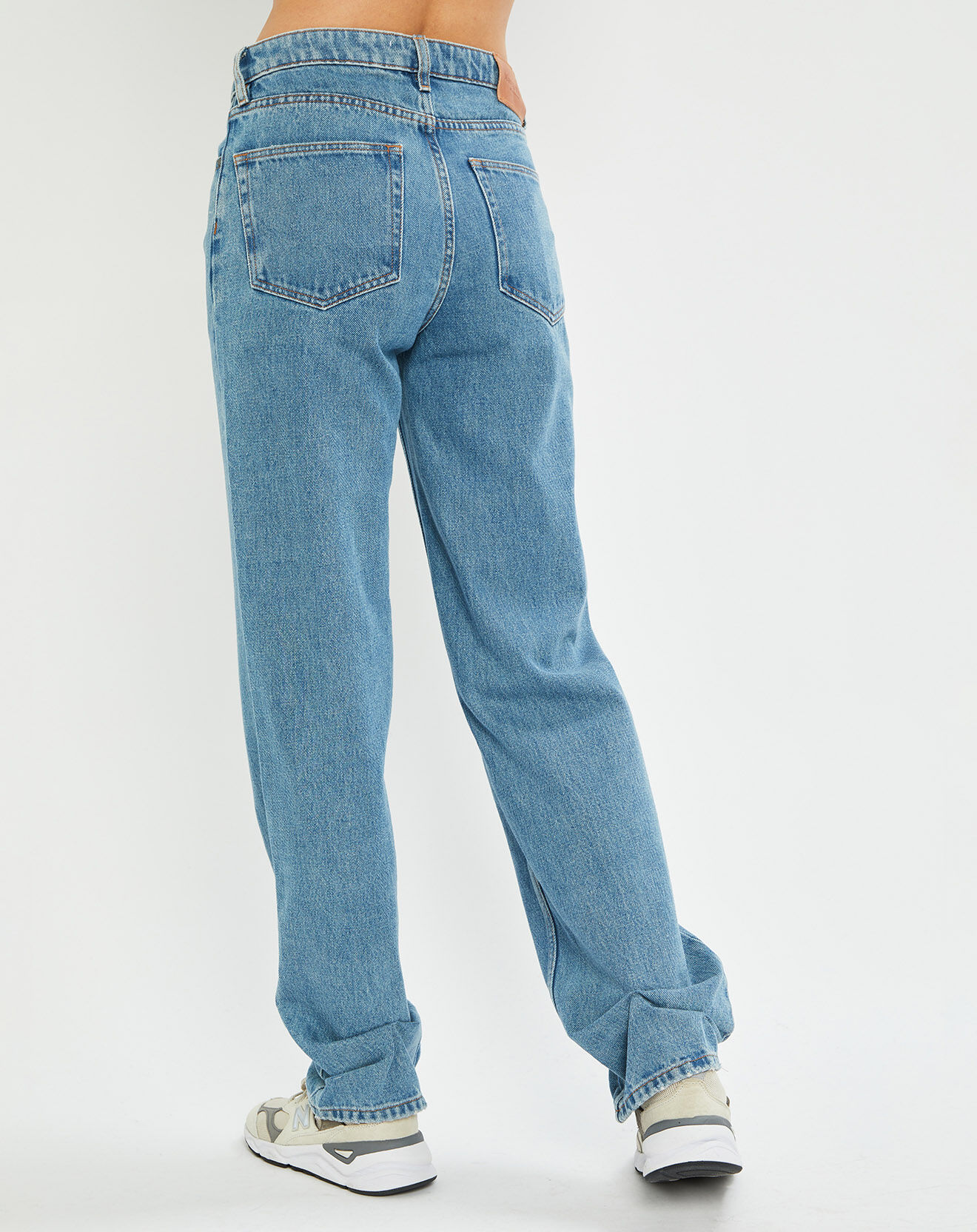 Marc O'Polo Jean droit 100% Coton Bio Heddal Baggy Style bleu