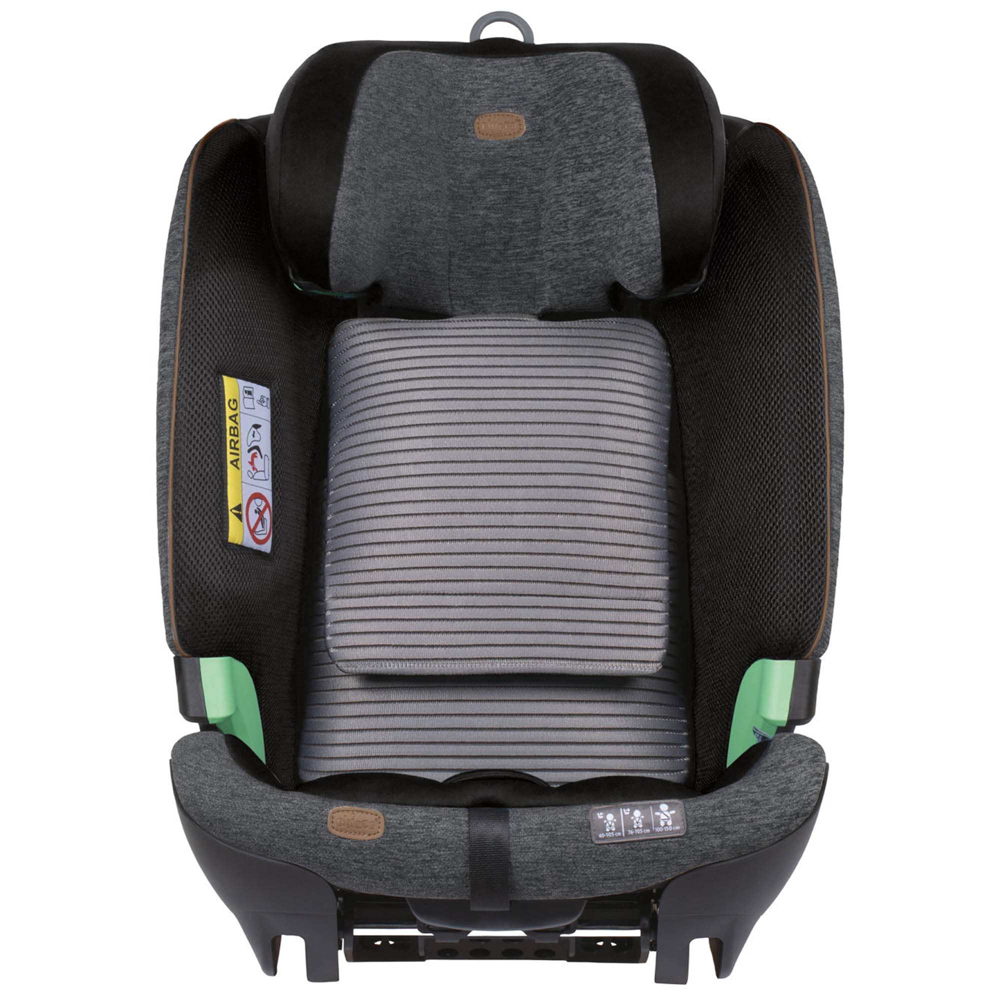 Chicco Bi-Seat I-Size Air 360 incl. isofix base Black Air