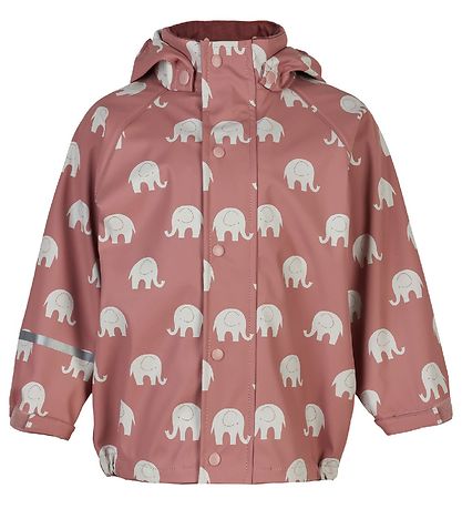 CeLaVi Regenkleidung - PU - Burlwood m. Elefanten