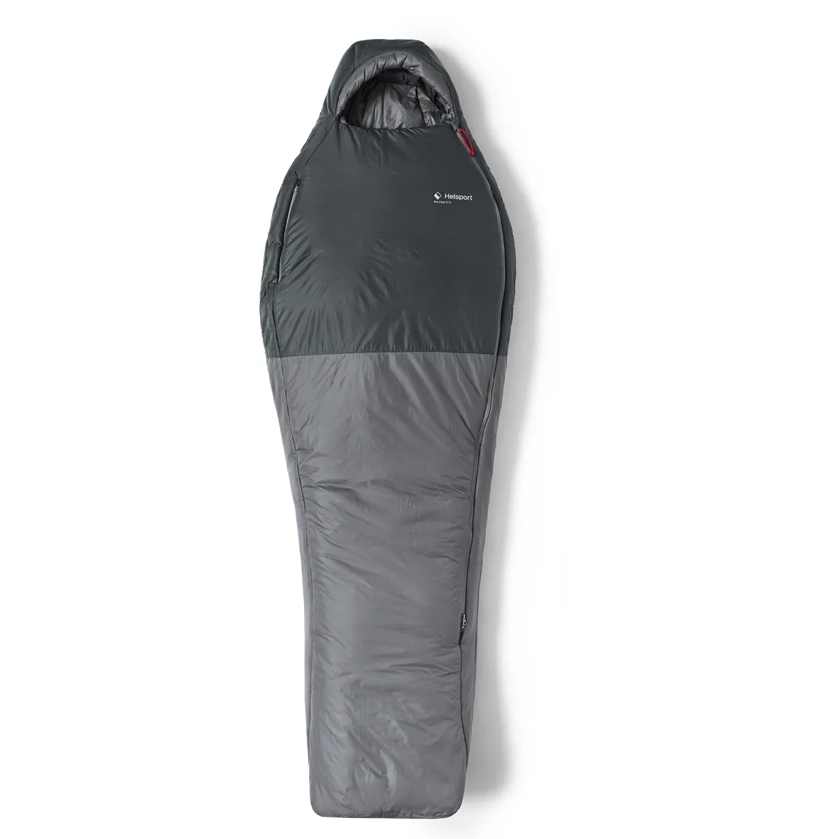 Helsport Explorer Pro Fiber 0 Sleeping Bag 185cm Smoky Grey / Ruby Red