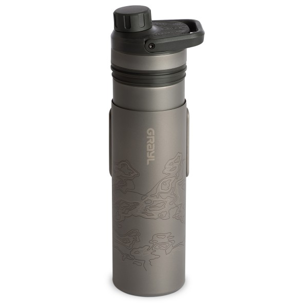 GRAYL - UltraPress Purifier Titanium Bottle - Filtre à eau
