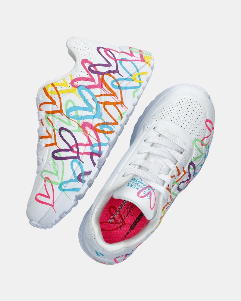 Skechers Uno Lite Lage sneakers  - wit