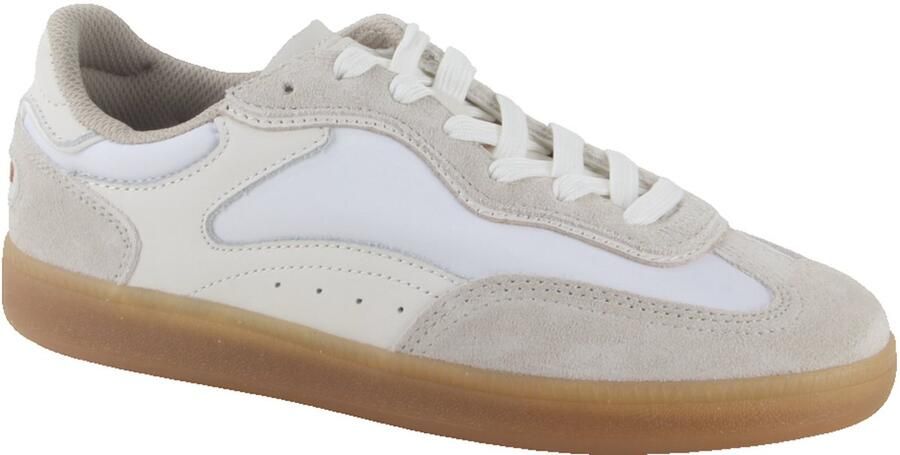 HOFF Park leren sneakers wit beige