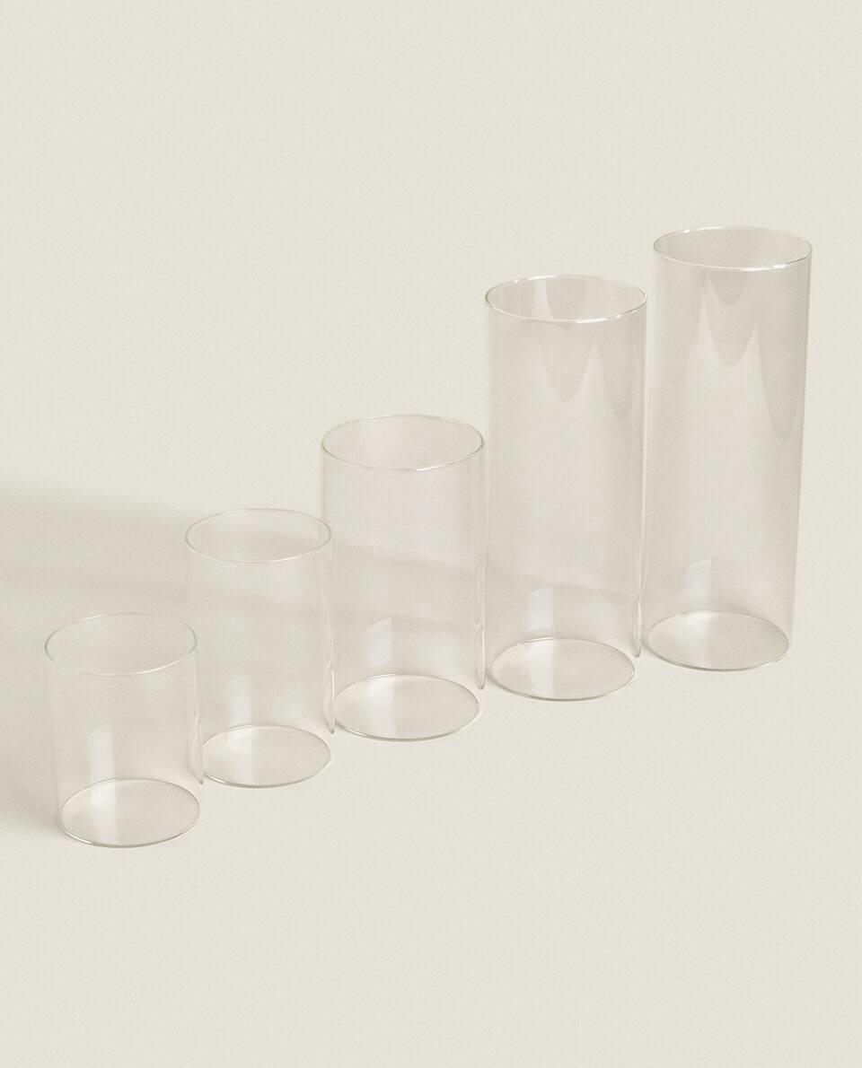 VASO LANTERNA DE VIDRO BOROSILICATO
