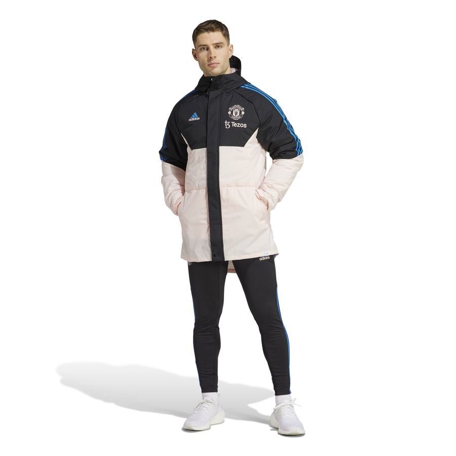 Manchester United Manteau d'Hiver Condivo 22 Stadion Parka - Noir/Rose/Bleu