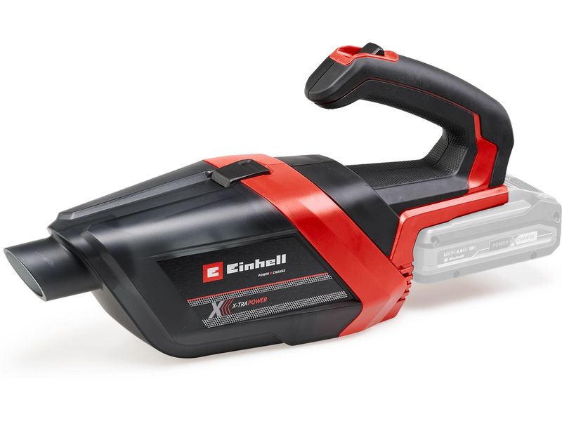 Einhell Akku-Handsauger TE-HV 18/06 Li – Solo Akku-Handstaubsauger mit einer Saugleistung bis 72 mbar